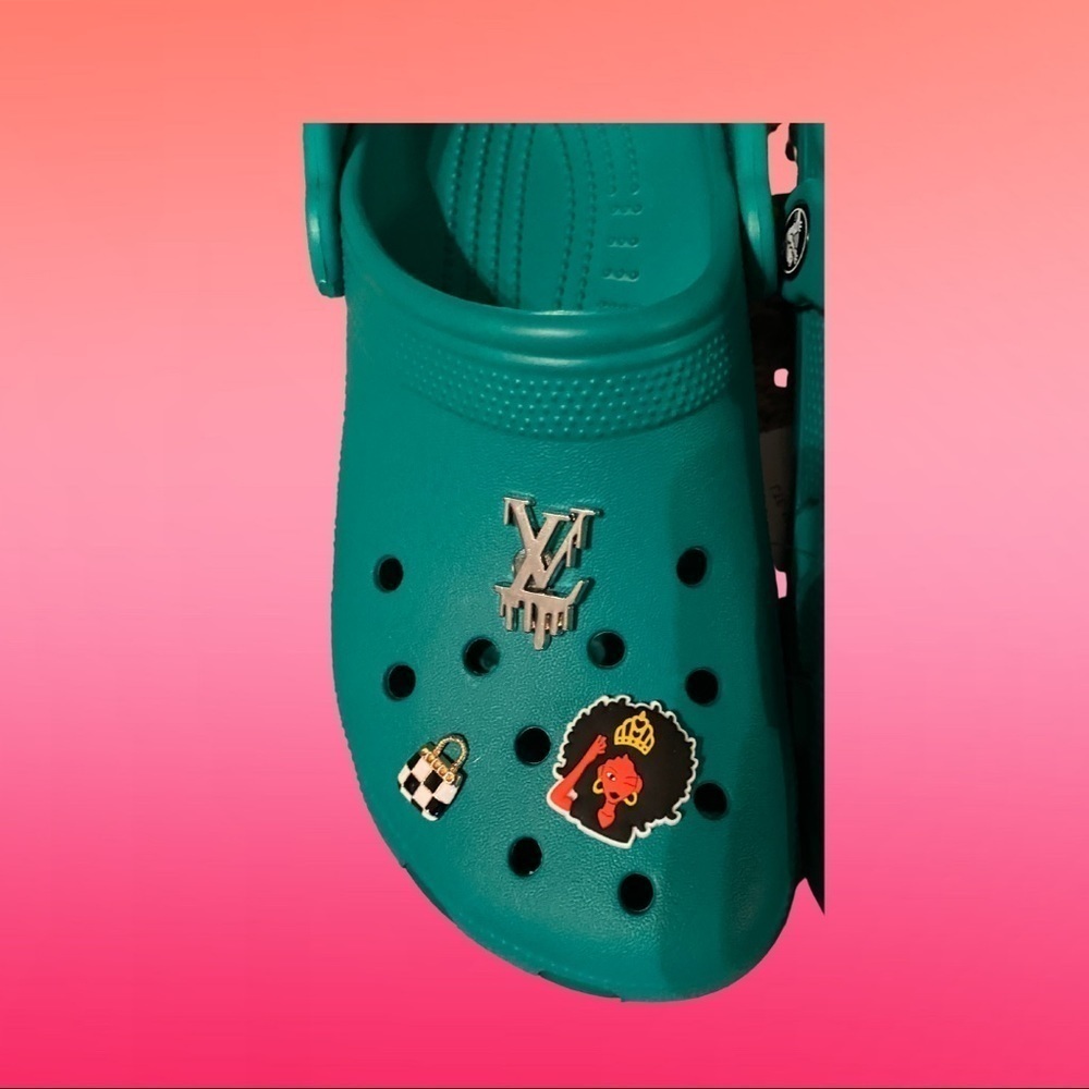 Authentic Customized Crocs #4 with Charms - Picture 4 of 4